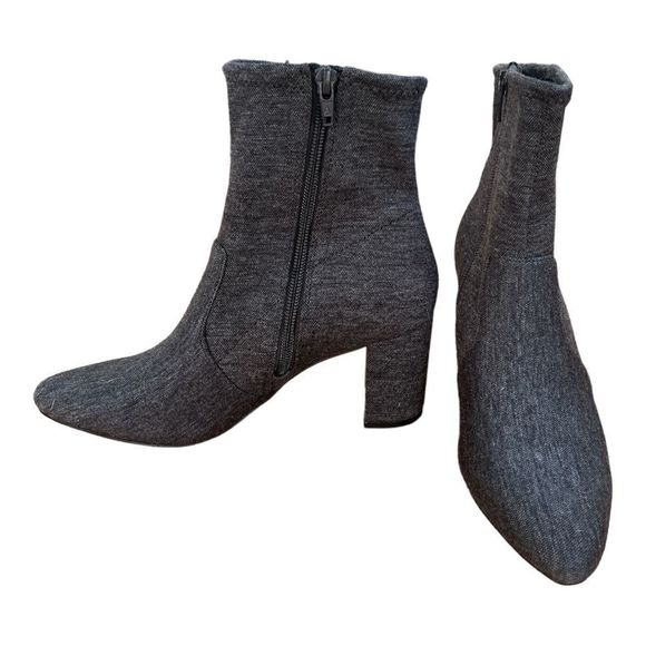 AEROSOLES Sexy Comfy Slim Slim Party NWT Gray Booties (size 6) - Picture 2 of 4